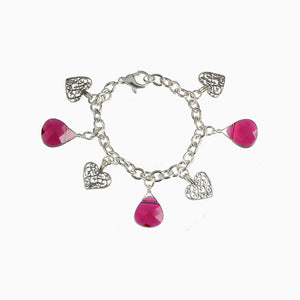 Hailey-sterling-silver-swarovski-heartcharm-bracelet