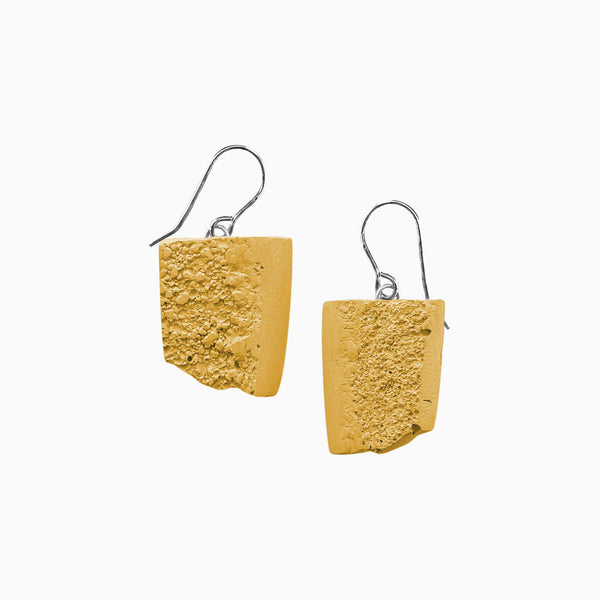 Indent Concrete Pebble Earrings - Hues