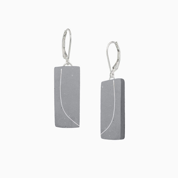 Lianca-Gray-Concrete-Bar-Earring-Sterling-Ear-Wire