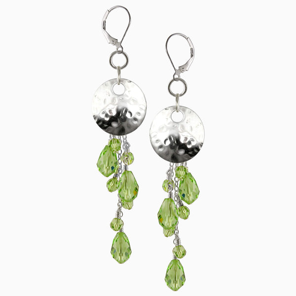 Rosina-sterling-silver-swarovski-green-dangle-earrings